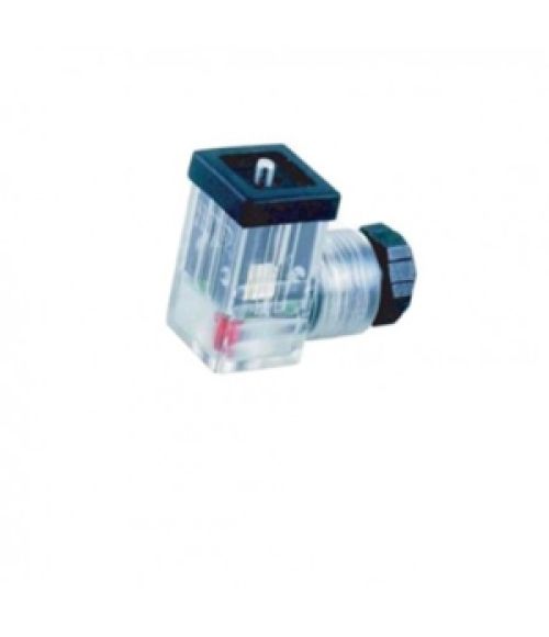 Connettore forma C con led 24V AC/DC Smc DIN 43650C-C/LED 24V