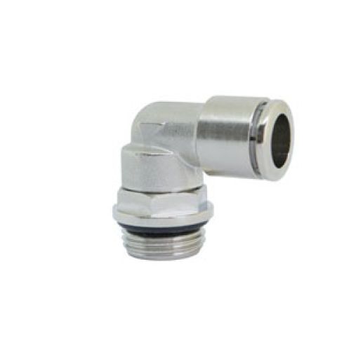 Raccordo a gomito maschio girevole G 1/8 tubo 8mm Tierre Group OTRL08G01