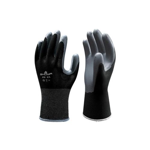 Guanto da lavoro Showa 370 BLACK NBR taglia 9/XL