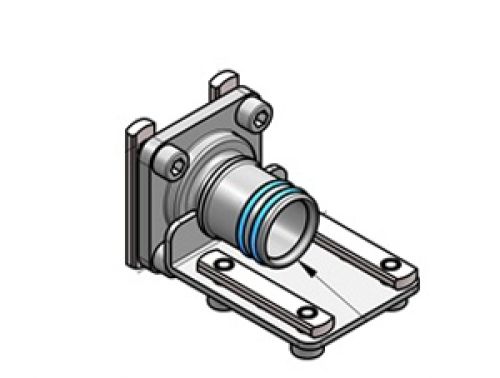 Piastra di riduzione diam 25mm Teseo 003000037