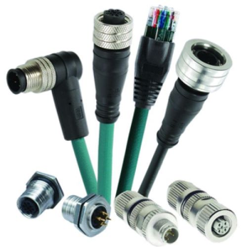 Cavo connettore M12 a 90 gradi 4 pin Telemecanique XZCP1241L5