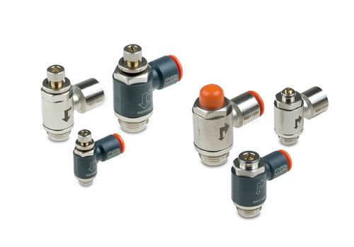 Regolatore di flusso bidirezionale da G 1/4 tubo 10mm Metal Work 9021211B