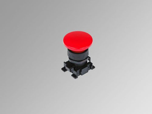 Pulsante a fungo rosso diametro 40mm Metal Work W0351000013